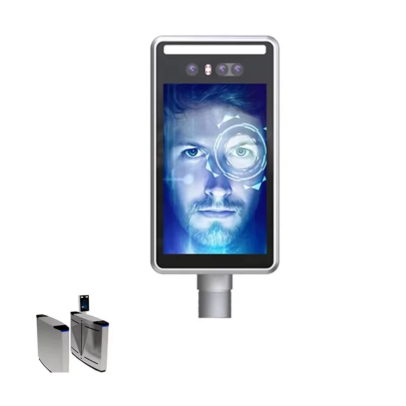 【Best-selling】Time Attendance Linux System Face Recognition Access Control Machine with WIFI Build in Crd Reder Touch Screen Fun