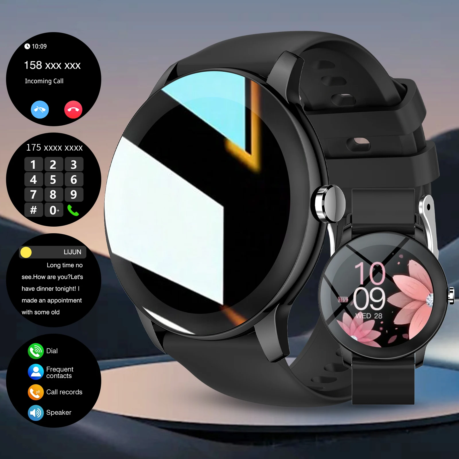 

2025 Sports Smart Watch - Make Call Receive Message, Pedometer & Activity Monitoring