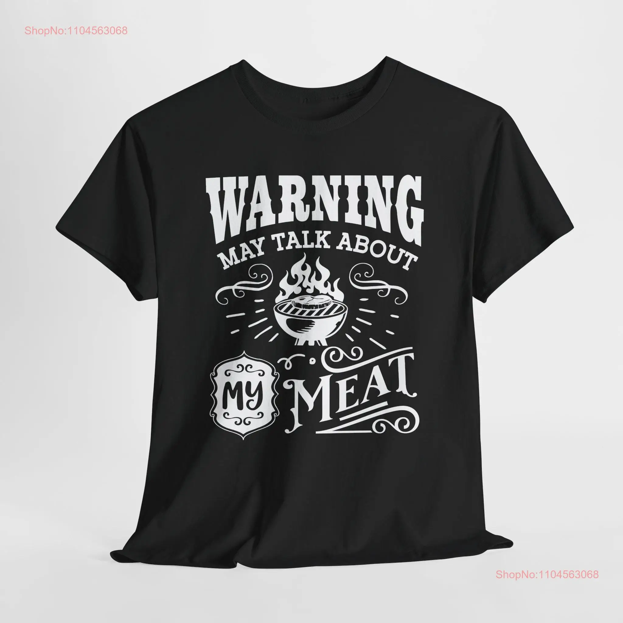 

Футболка May Talk About My Meat для забавного барбекю Grill Master с длинными или короткими рукавами
