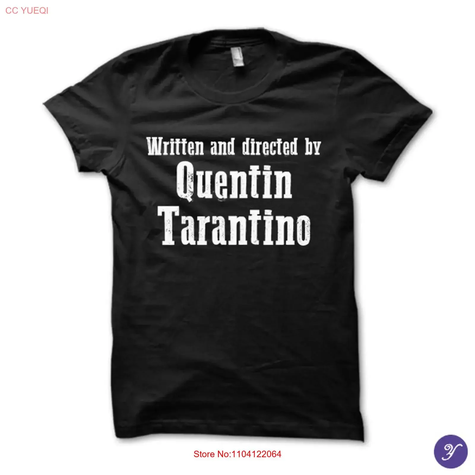 Ecrit-et-realise-par-quentin-tarantino-t-shirt-drole-sur-le-theme-des-films-pulp-fiction-vintage-delave-mode-legerement-graphique