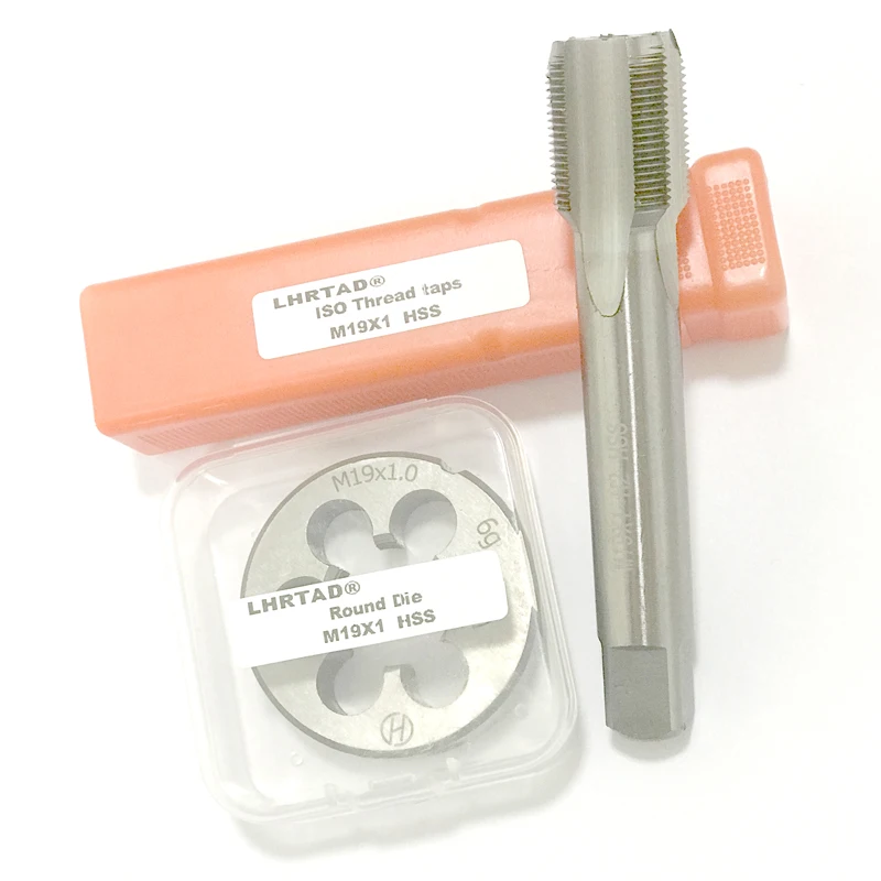 Imagem -02 - Rosca Fina Tap Die Grupo Torneiras Metric Plug Redondo Morre Ferramentas Manuais M17 M18 M19 M20 M17 M18 M19 M20