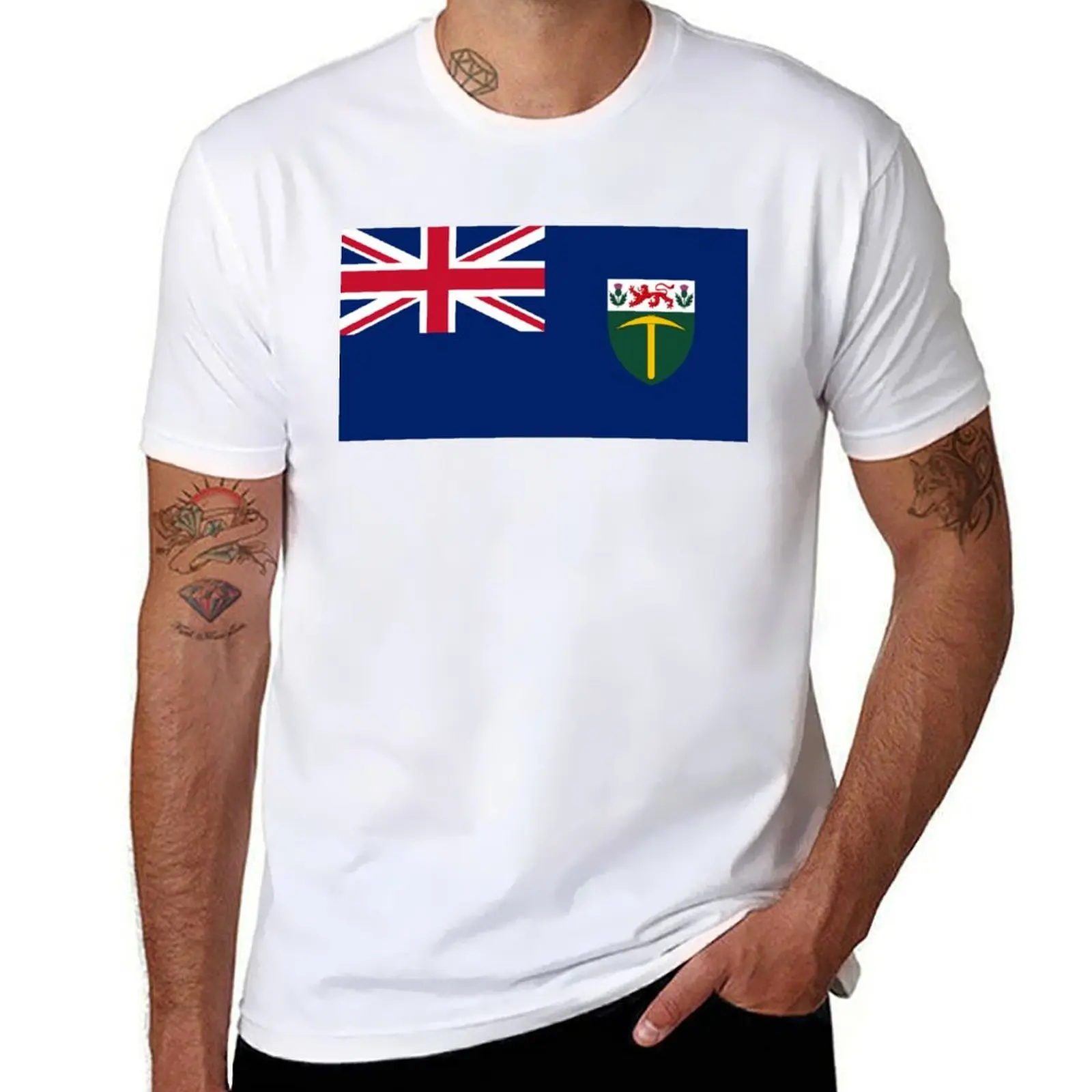 

Flag of Southern Rhodesia T-Shirt cotton t shirts high quality T-Shirt