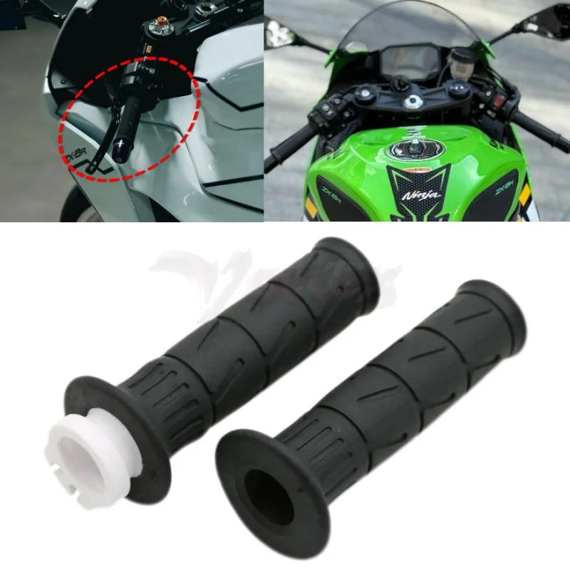

Motorcycle 22MM 7/8" Rubber Sleeve Handle Grip Glue Accessories For Kawasaki ZX-6R 636 Z650 NINJA650 NINJA400 NINJA 650 400