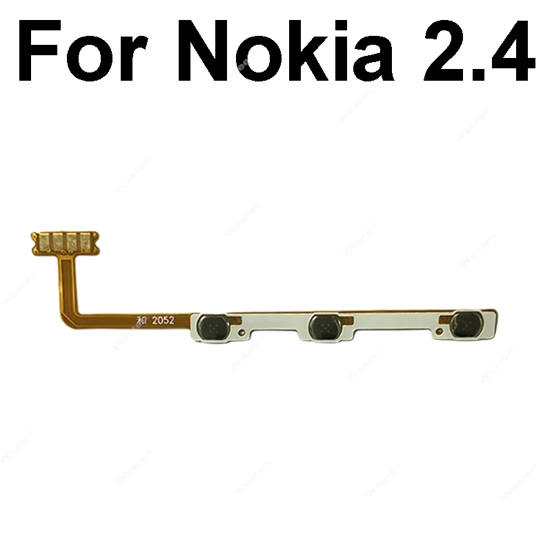 Volume Power Flex Cable For Nokia 2.2 3.2 4.2 6.2 1.3 2.3 5.3 8.3 1.4 2.4 3.4 5.4 Power Volume Side Button Flex Ribbon Parts