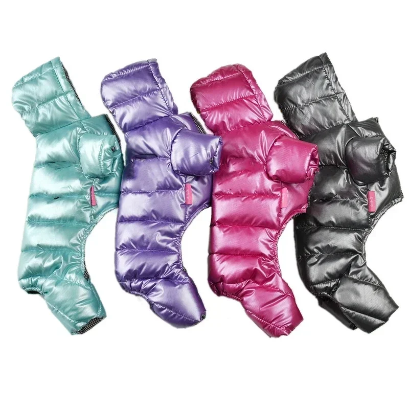Autumn Winter Dog Clothes Warm Hooded Dog Coat Jacket Waterproof Puppy Pet Jumpsuits Chihuahua Clothing Overalls New Dog Clothe