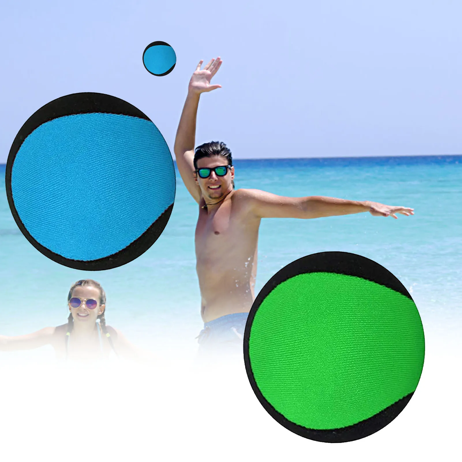 1PC Water Bouncing Ball Bounce Water Surf Ball Water Skimming Jumper Ball Ocean Pool Beach Sports Toys