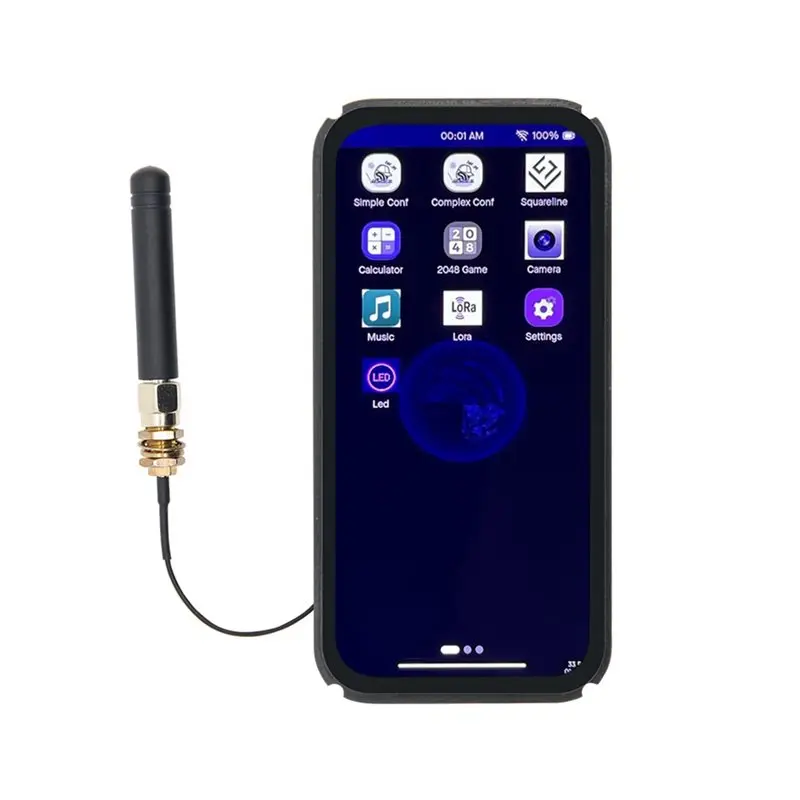 Hot-Lora Ai Development Board T-Display-K230 K230 Chip Dual-Core RISC-V Lora Communication AMOLED Touchscreen 923Mhz
