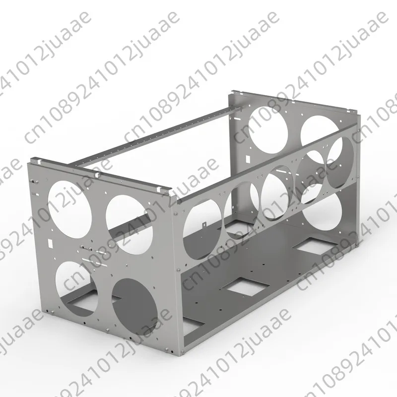 Stackable 6 cards, 8 cards, 10 cards, fixed rack, dual power supply, open AI supercomputing, multi-graphics rack