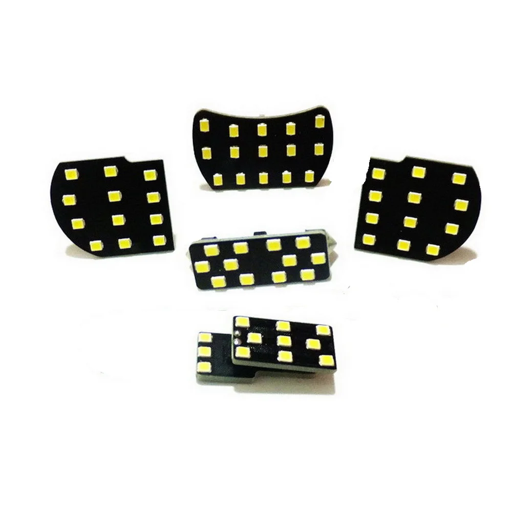 

July King 5 шт. 6000K светодиодные внутренние купольные фонари для чтения карт, совместимые с Chevrolet Trax Deluxe Edition