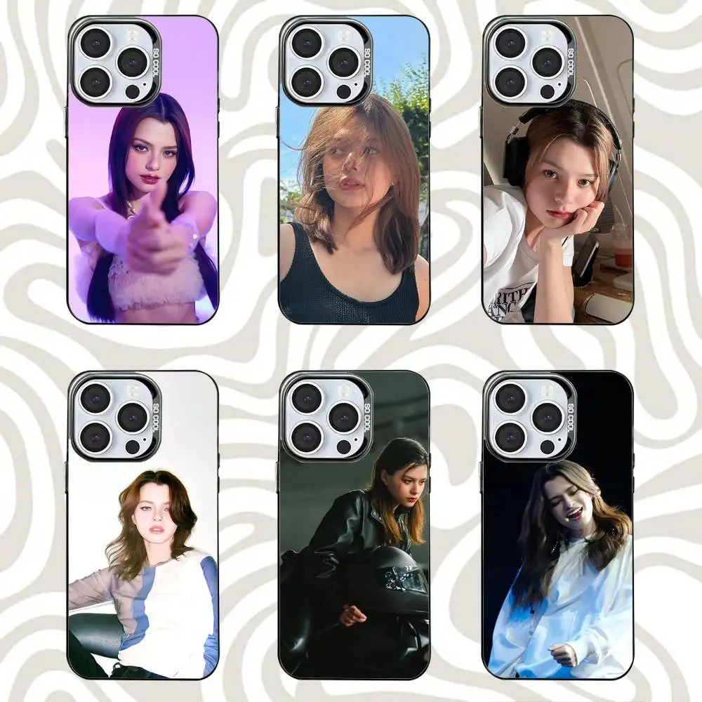 

Star B-Beckys Phone Case For iPhone 16,15,14,13,12,11,Mini,Pro,SE,MAX Black Matte Shockproof Cover