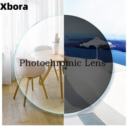 Xbora 1.56 1.61 1.67 1.74 Anti-scratch, Anti-reflective, Anti-UV, HD Myopia and Hyperopia Photochromic Lenses 1 pair