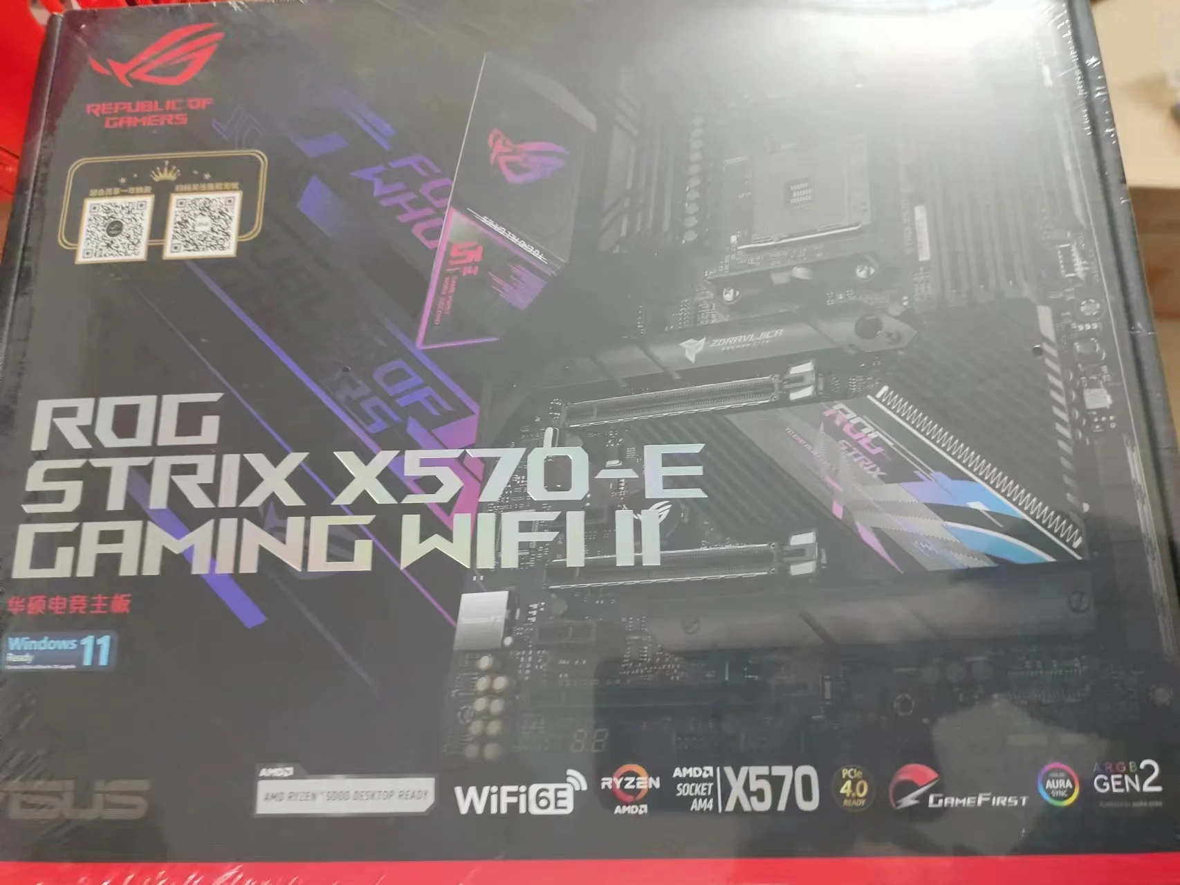 اللوحة الأم ROG STRIX X570-E GAMING WIFI II الجديدة تمامًا