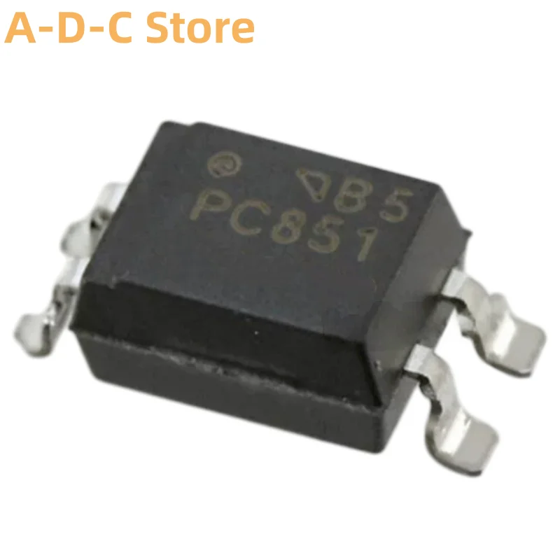 (10piece)100%New PC851 EL851 SOP-4 851 Optocoupler Photocoupler 5000Vrms Isolation Opto-isolator IC Chip