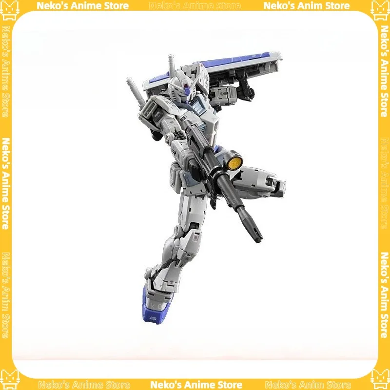PB 【Disponibile】 BANDAI RG 1/144 G-3 Gundam Ver.2.0 Kit modello Action Figure Modello anime Giocattoli alla moda Bambola da tavolo Regalo da collezione
