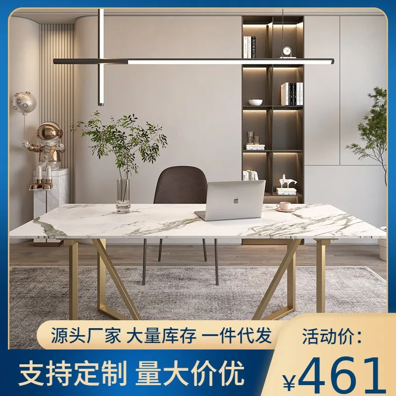 

Metal table foot bracket light luxury stainless steel table legs rock slab marble wrought iron custom dining table tea des