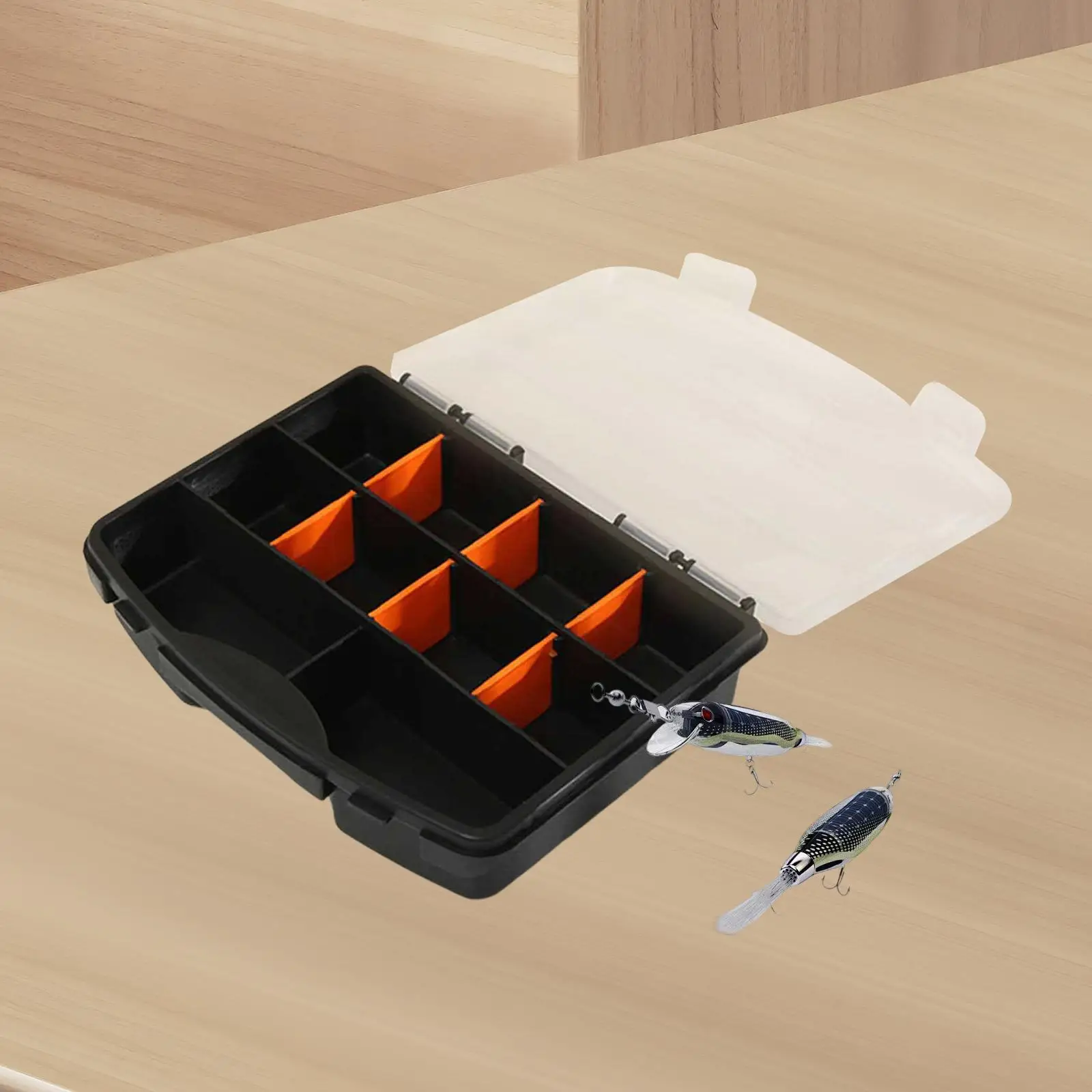 Tool Organizer Case Transparent Lid Practical Portable Multipurpose Easy to Carry Hardware Organizer for Hardware Repairman