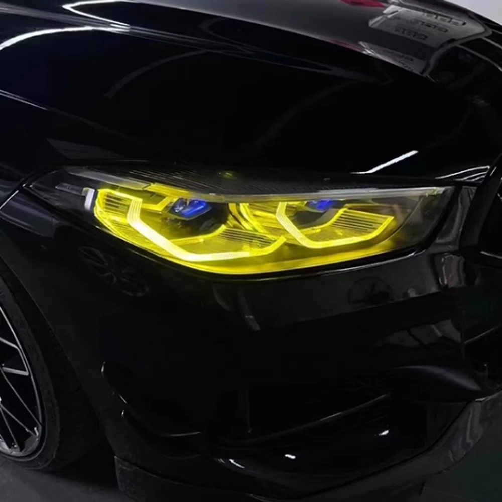 

Автомобильные желтые светодиодные фары CSL DRL, комплект указателей поворота, аксессуары Plug and Play для BMW 8Series M8, дневные ходовые огни