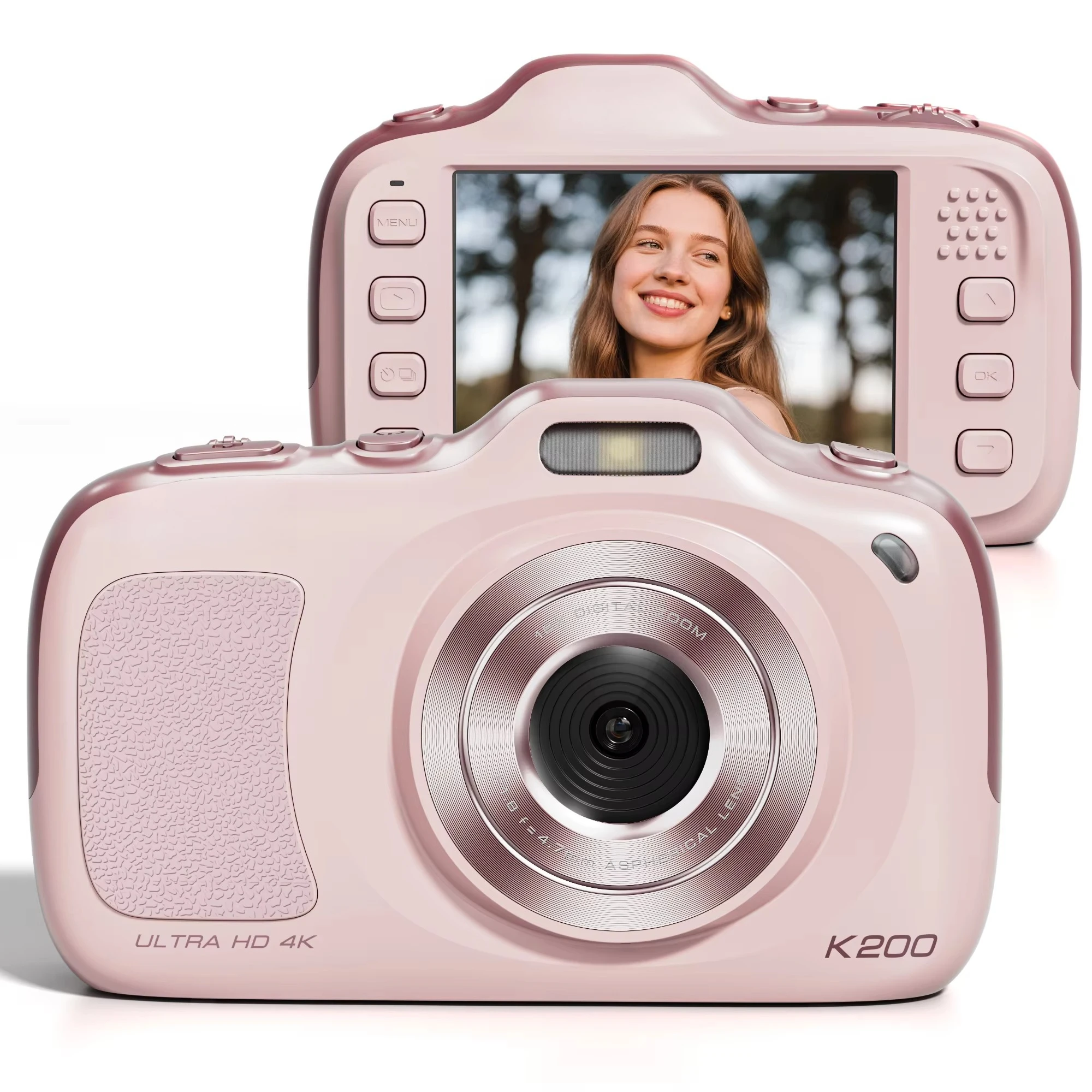 

4k Cmera Record видеокамеры для видеоблогов фотографии 16-кратный зум фото ретро компактный цифровой Cmera подарок милая Cmera