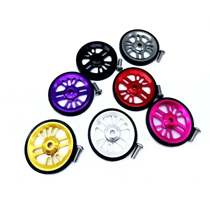 WEEK EIGHT F-005 Folding Bike Aluminum Alloy Easy Wheel For Brompton Birdy EIEIO Hollow Bearing Wheels Bicycle Parts