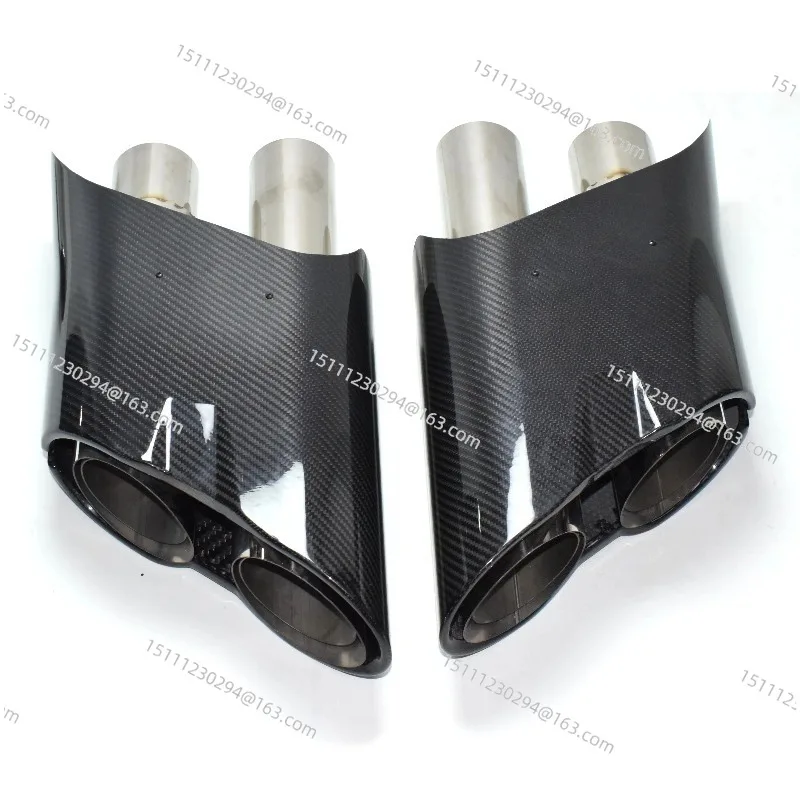 LED Rocket Exhaust Tip for G-Class SUV, Carbon Fiber Muffler Tail Pipe with Light Effect
