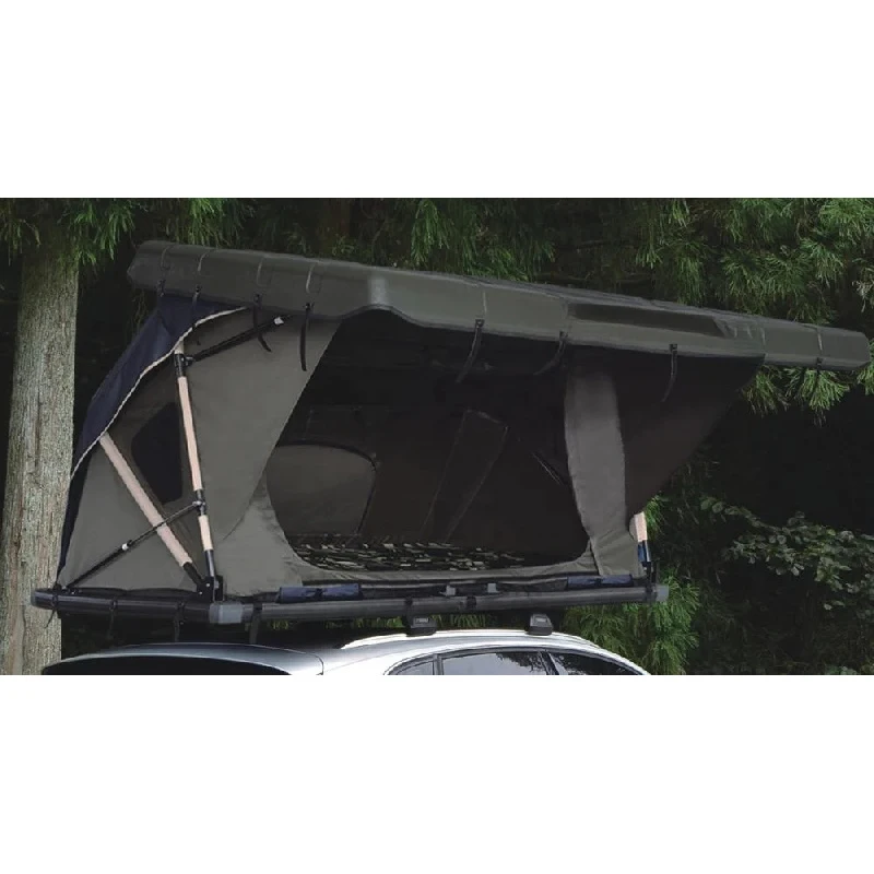 2 Person Outdoor Camping Electric Remote Car Hard Shell Roof Top Tent