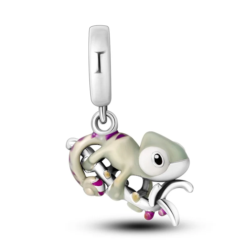 الأصلي سحر 925 الفضة لونين مجموعة مزيج سحر الخرز يناسب 3 مللي متر الأصلي سوار للنساء DIY بها بنفسك مجوهرات هدية Hot البيع #5