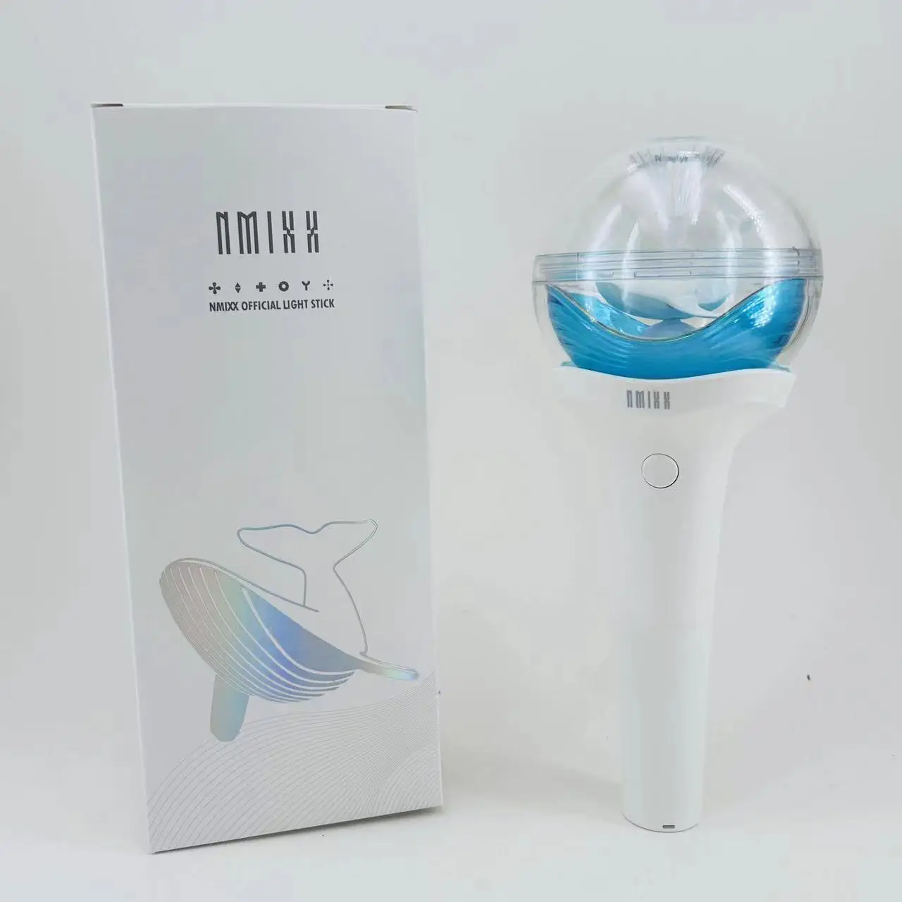 Imagem -02 - Kpop Nmixx Girl Group Lightstick Vara de Luz Concerto Lâmpada de Mão Festa Flash Fluorescente Lily Bae Jiwoo Fans Presentes