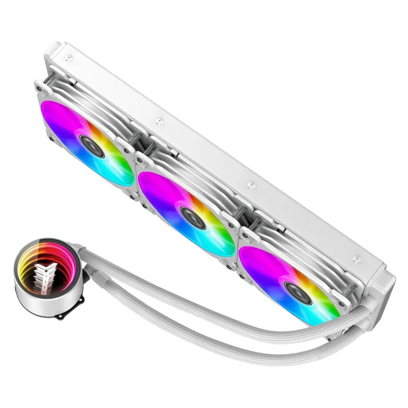 Jonsbo SHADOW TW4-360 ARGB AIO Liquid Water Cooling CPU Cooler Computer Case 12cm Fan All-in-one Radiator LGA1700 115x 1200 2011