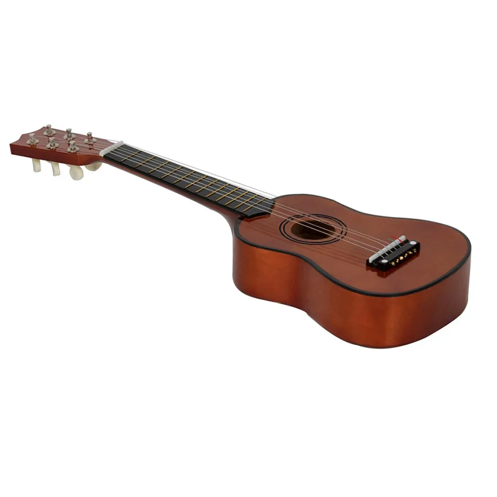 21 inch Basswood Ukulele 6 Strings Small Acoustic Guitar Musical Instruments Classical String Instrument Mini Ukulele Guitar Toy