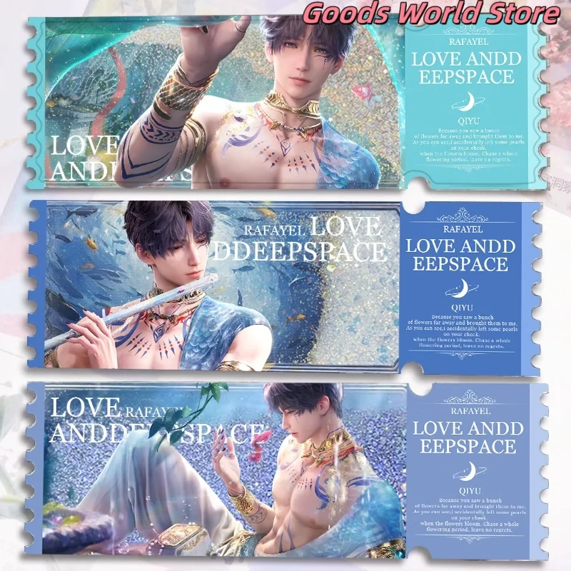 

Love and Deepspace Cosplay Xavier Rafayel Zayne Sylus Caleb Flowing Sand Card Cosplay Anime Costume accessory Merch Cartoon Gift