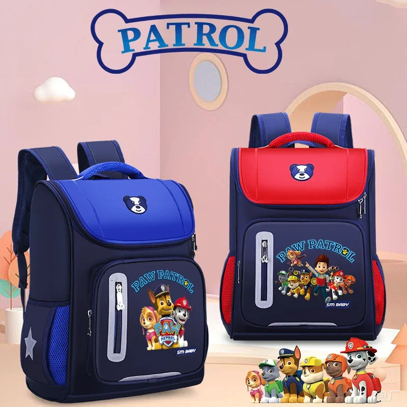 Paw Patrols School Bag Anime Kid Boy Girl Knapsack Teenager Printed Backpack Student Large Capacity Book Bag Rucksack Children