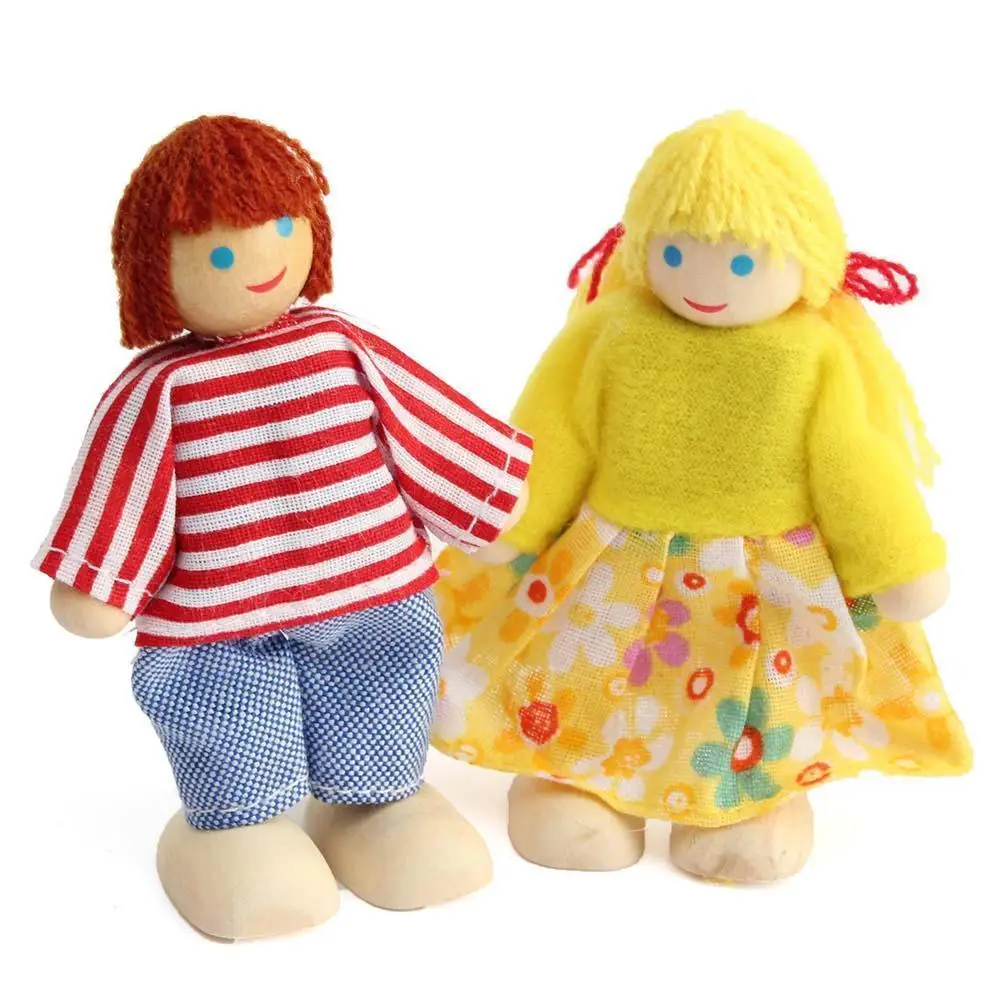 

Деревянный миниатюрный набор мебели для ролевых игр, аксессуары для ванной комнаты, мини-дом ручной работы, украшение для спальни, подарок для детей