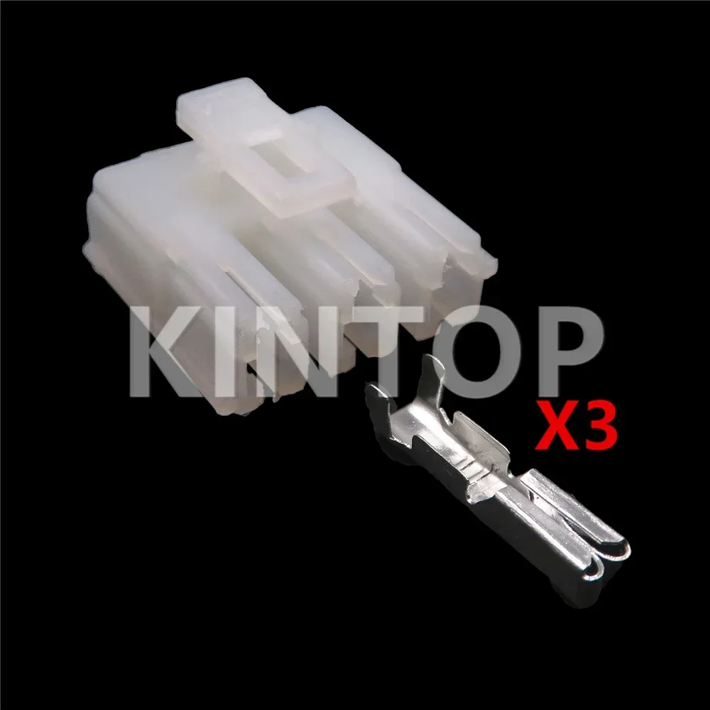 1 Set 3 Pins AC Assembly Auto Plastic Housing Connector with Wires Auto Wire Cable Sockets - Detail 1