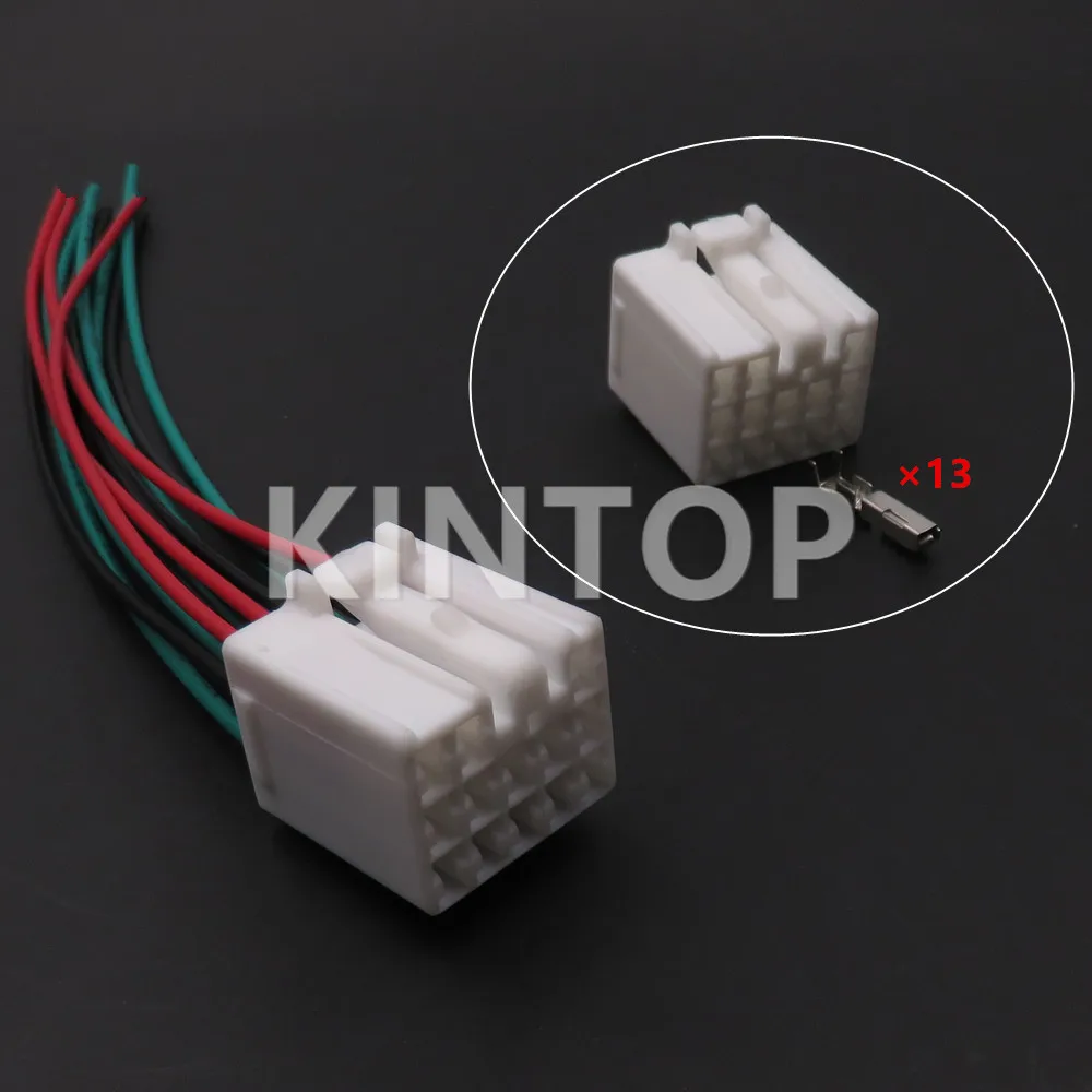 

1 Set 13 Pins 7282-1130 7283-1130 AC Assembly Automobile Cable Connector Electric Wiring Harness Socket