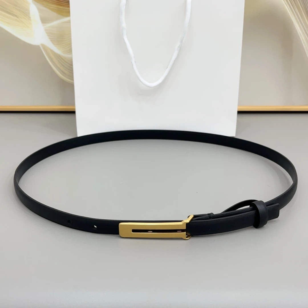

Simple retro cowhide 1.5cm small belt women's decorative fashionable belt 2026 Top Quality Genuine Leather Belts gift box