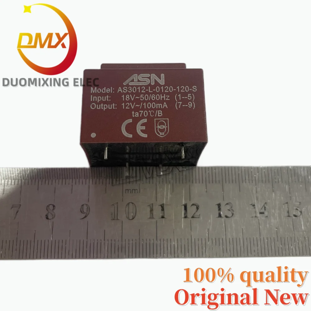 2PCS/LOT 100% new AS3012-L-0120-120-S lmput:18v~50/60Hz Output:12v~/100mA ta70°C/B transformer