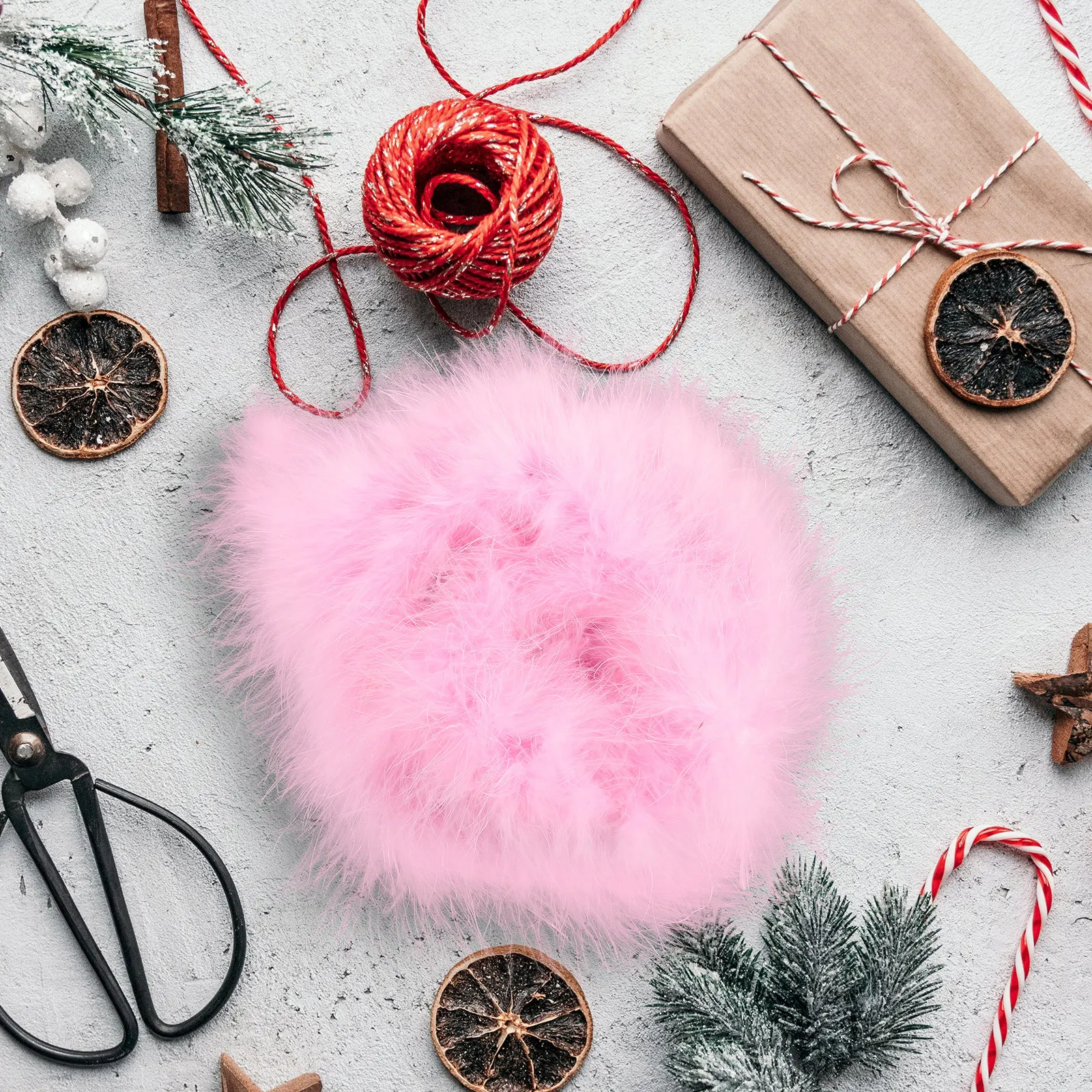 Plume Boa Scarf For…