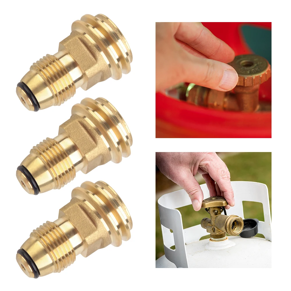 

Propane Service Valve Wear-resistant Propane Inflation Connector Gas Conversion Inflation Joint Camping Accessories