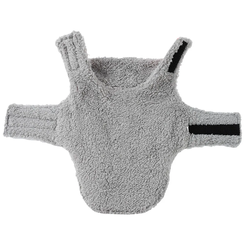 Reflektierende Haustierkleidung für kleine große Hunde, warm, verdickt, Fleece, Hundeweste, Mantel für den Winter, karierter Welpenparka mit D-Ring, Labrador – Detail 13