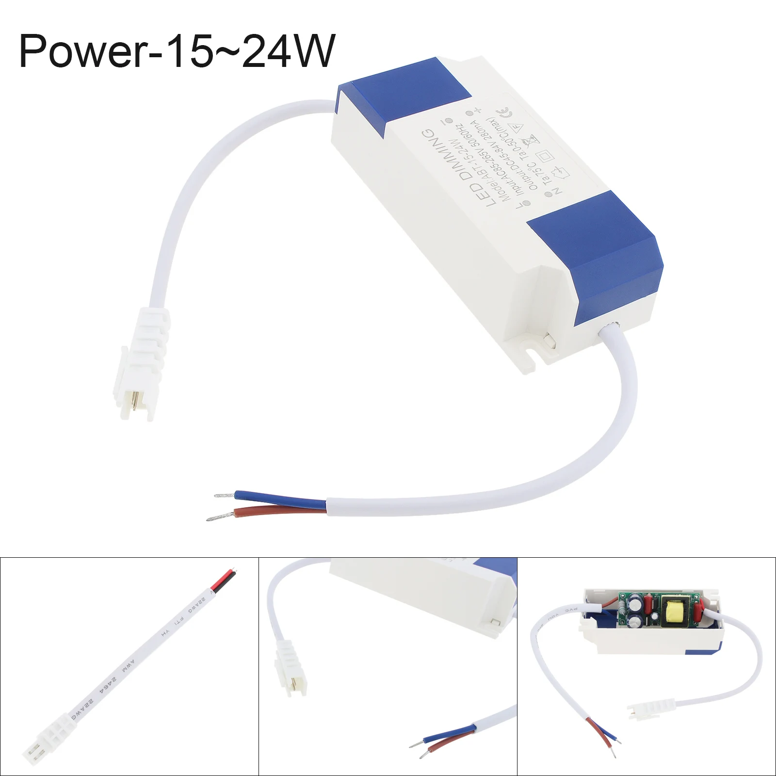 3-24W LED Dimmable Driver 85-145V Low Voltage Dimmable Step Down Transformer SCR Power Supply Module for Constant Led Products