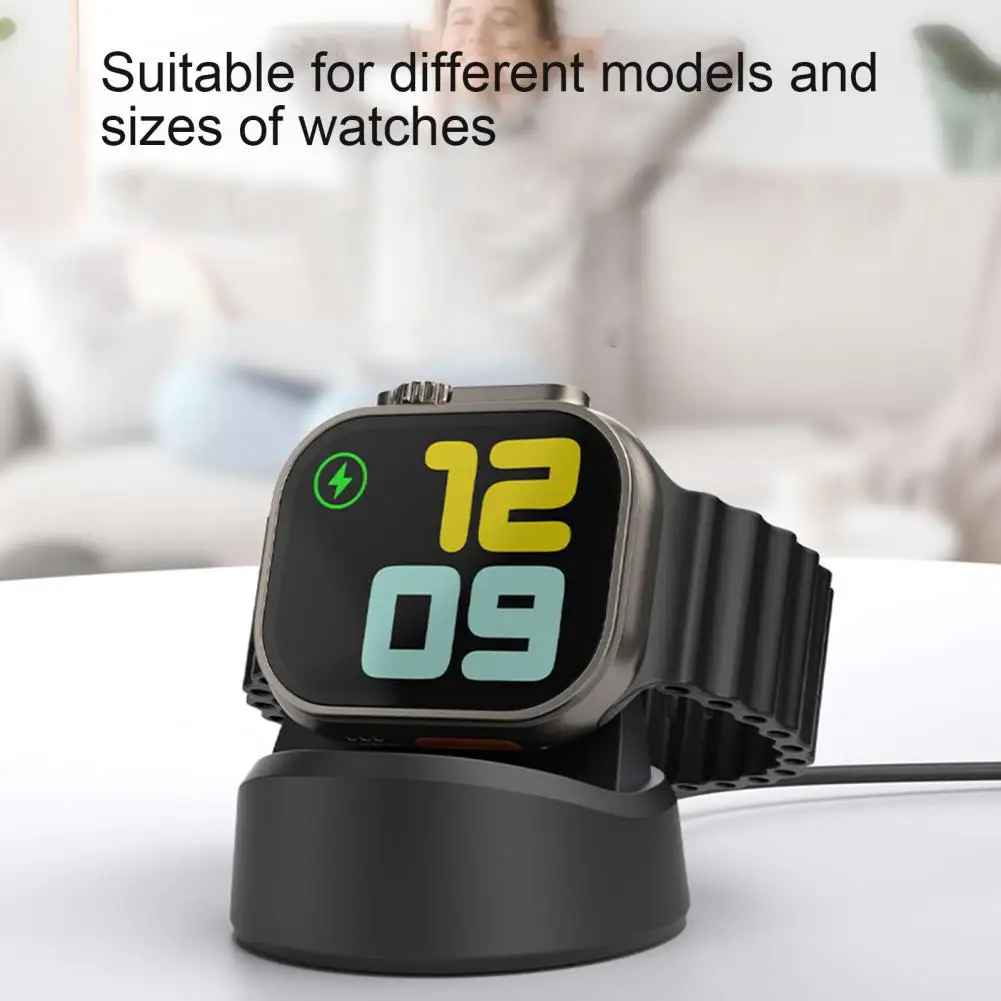 Watch Charger Vertical Magnetic Fast Charging for iwatch 7/8 Built-in Smart Chip Multi-protection Watch Charger Stand