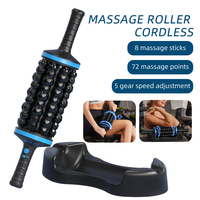 Electric Massage Roller Muscle Relaxation Fascia Roller Massager Fitness Body Rolling Percussive Massager Foot Leg masajeador