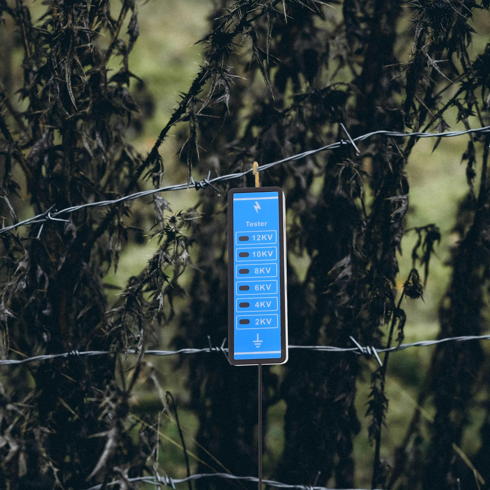 

Electronic Fence Voltage Tester Voltmeter for Farm Ranch Electric Fences Portable Testing Tool Measure Ensures Security