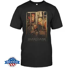 Cotton S-5XL T-shirt The Shawshank Redemption Prison Novella Stephen King