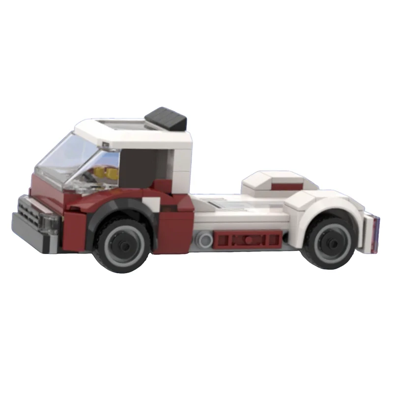 148 stks MOC Stad 4 VRACHTWAGEN Model Bouwstenen Constructie Monteren DIY Creatief Speelgoed Kerstcadeaus Idee Kinderen Onderwijs Baksteen