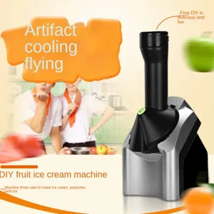 Fabricante De Sorvete Elétrico Automático, Sobremesa De Frutas Congeladas Pressionando Máquina, Espremedor De Iogurte, Milkshake 8 principais vendas maquina de casquinha sorvete - №8