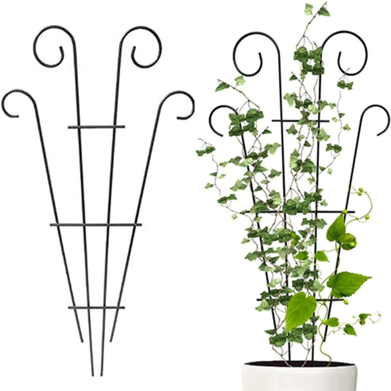 Indoor Trellis for Potted Plants Stackable Home Plant Trellis for Climbing Plant