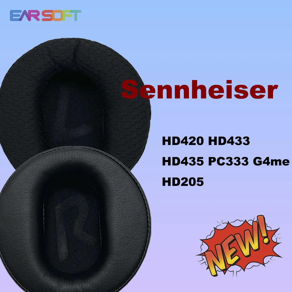 

Earsoft Replacement Ear Pads Cushions for Sennheiser HD420 HD433 HD435 PC333 G4me HD205 Headphones Earphones Earmuff Case Sleeve