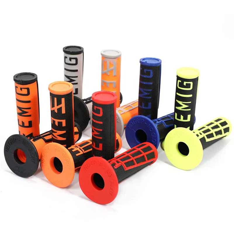 7/8" 22mm Motorcycle Handlebar Grips Anti-slip EMIG Hand Grips for Dirt Bike ATV Motocross Scooter Universal Mod Parts