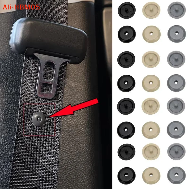 (HB05)10 Pair Car Seat Belt Limiter Buckle Adjustable Safe Belt Clip Universal Seat Belt Stopper Button Retainer Car Accessories